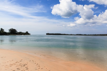 Beautiful beach, north of phuket thailandの写真素材