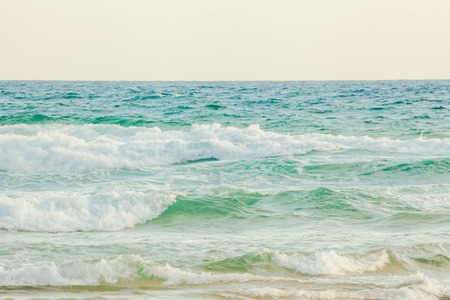 Beautiful white sand beach, clear water, white sand and sea  Nature. at Kata, Karon beach  ,Phuket  Islandsの写真素材