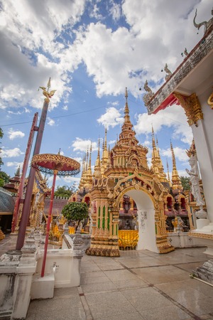 Beautiful temple thailand Wat Phra That Suthon Mongkhon Khiri at Thailand