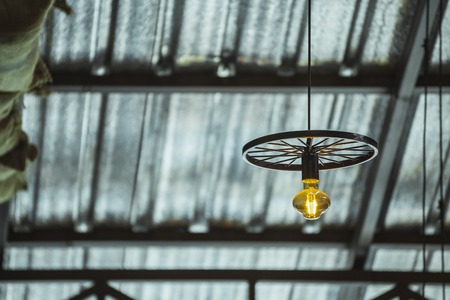 Beautiful Retro luxury light lamp decorの写真素材