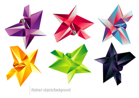 Abstract objects のイラスト素材