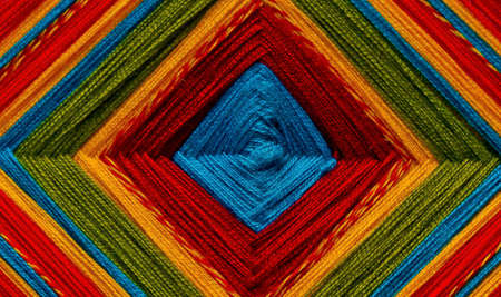 Colorful Block Patternの写真素材