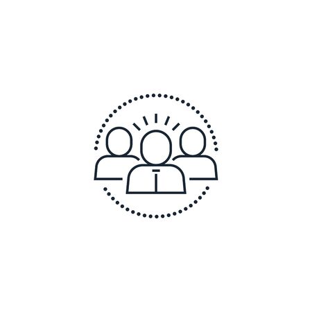 leader creative icon. From Business People icons collection. Isolated leader sign on white backgroundのイラスト素材