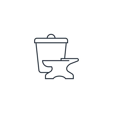 metals trash creative icon. From Recycling icons collection. Isolated metals trash sign on white backgroundのイラスト素材