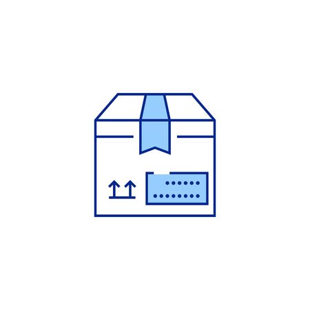 return creative icon. From Delivery icons collection. Isolated return sign on white backgroundのイラスト素材