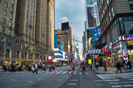 Times Square as a symbol of New York City and the United Statesの写真素材