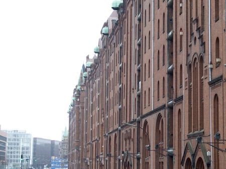 Facade in Hamburg's Speicherstadt 