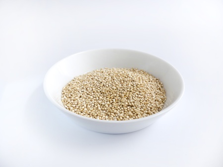 Quinoa in a bowl Cut の写真素材
