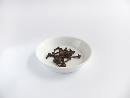 Cloves in a bowl Cut の写真素材