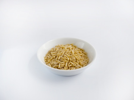 Orzo in a bowl Cut の写真素材
