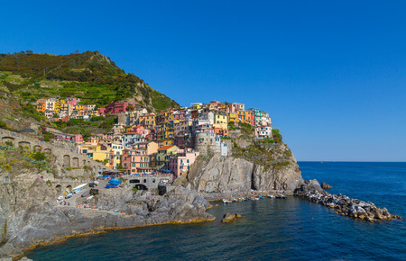 Manarola Cinque Terre Liguria Italy.