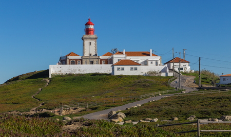 Lighthouse Cabo da Roca Portugal Europe.の写真素材