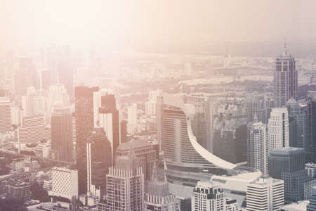 Bangkok cityscape. Sunriseの写真素材