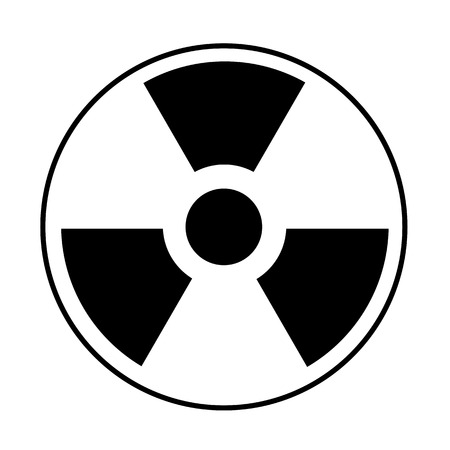 Radiation icon Vector Illustrationのイラスト素材
