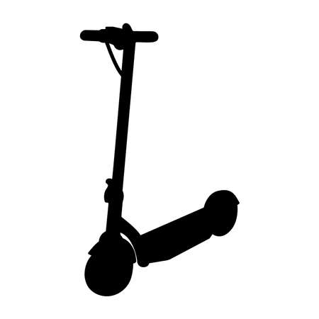 E-scooter icon. Motorized or electric scooter. Vector Illustrationのイラスト素材