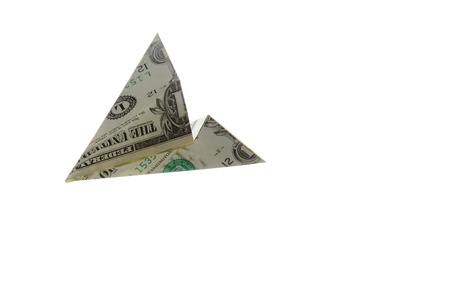 Flying US dollar billsの写真素材