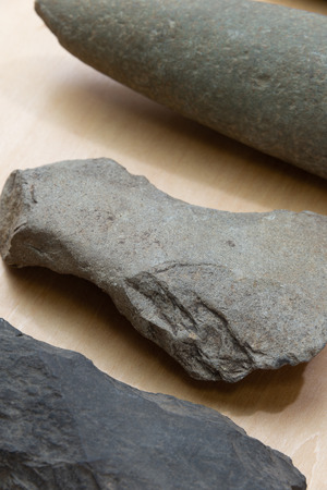 Various japanese stone toolsの写真素材