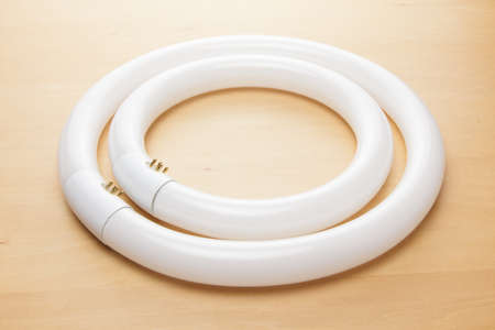 Circular fluorescent lightの写真素材