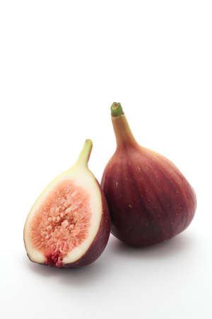 Figs on white backgroundの写真素材