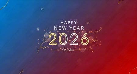Happy New Year 2020 greeting card. Vector illustration. Festive background.の素材