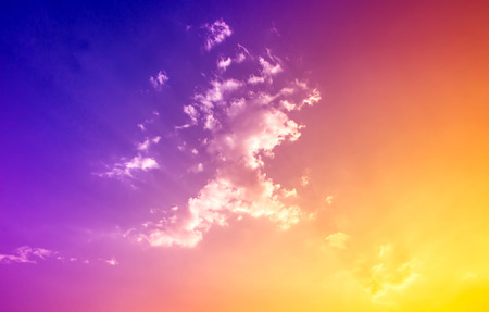 varicolored, sky and cloudの写真素材