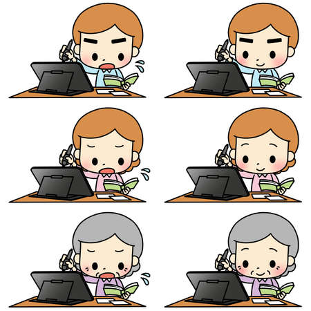 A person who draws pictures using a tablet.の写真素材