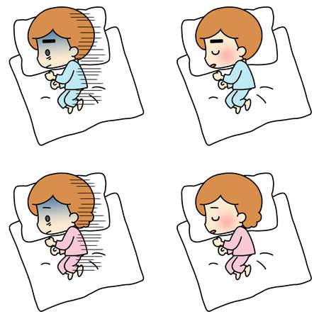 The person lying down (depression, sleep). Youth.の写真素材