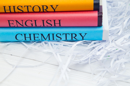 Education concept with students booksの写真素材