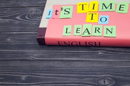 Education concept on wooden backgroundの写真素材