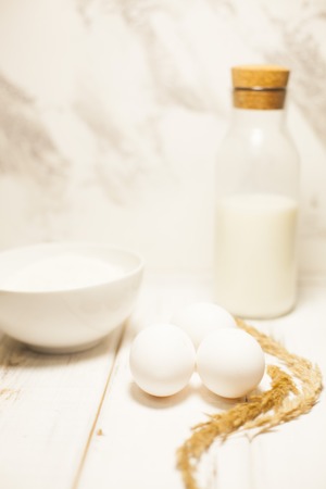 Baking ingridients setの写真素材