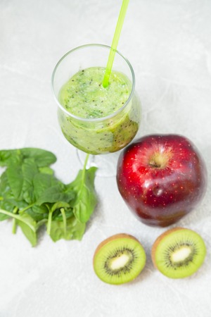Fresh fruit smoothieの写真素材
