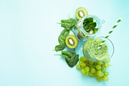 Fresh fruit smoothieの写真素材