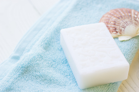 Sea shell spa conceptの写真素材