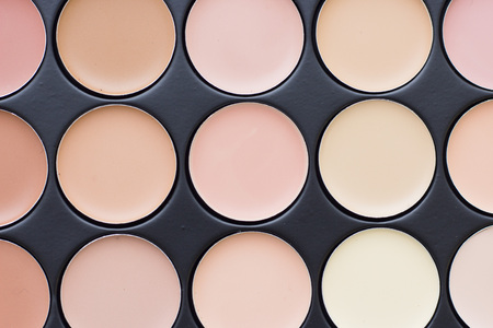 Face foundation paletteの写真素材