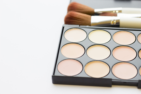Face foundation paletteの写真素材