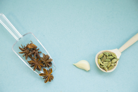 Set of spices and herbs