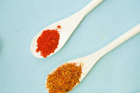 Set of spices and herbsの写真素材