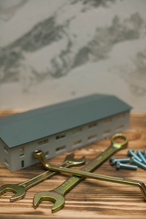 Set of construction and repair toolsの写真素材