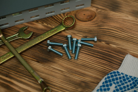 Set of construction and repair toolsの写真素材