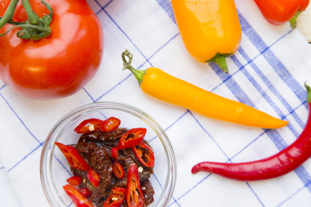 Cooking concept - set of healthy productsの写真素材