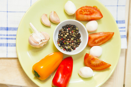 Cooking concept - set of healthy productsの写真素材