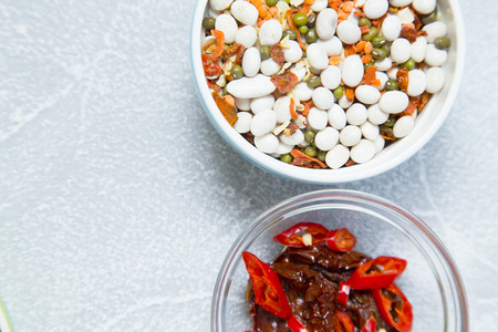 Cooking concept - set of healthy products