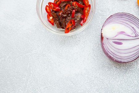 Cooking concept - set of healthy productsの写真素材