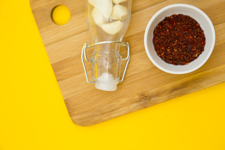 Set of spices and herbs