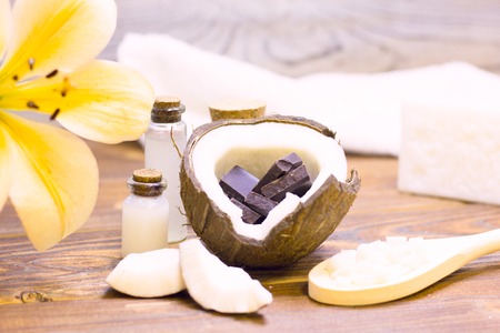 Coconut spa wellness conceptの写真素材