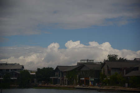 A view of Dali, Yunnan.のeditorial素材