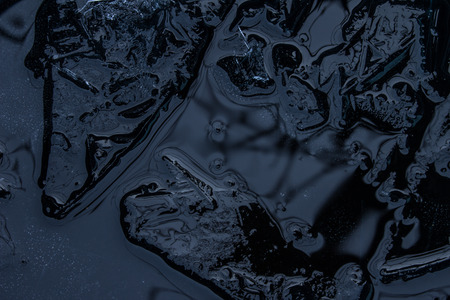 Ice debris in the water. Close-up. Background.の写真素材