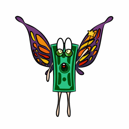 money picture, It's so beautiful.のイラスト素材