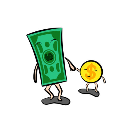 money picture, It's so beautiful.のイラスト素材