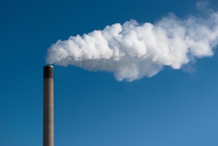 Dirty smoke on the skyの写真素材